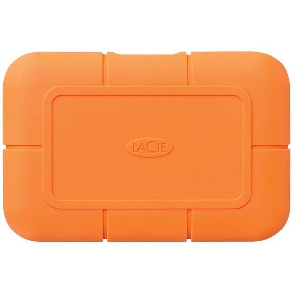 Seagate LaCie Rugged 1TB USB3.2 Type C Portable External Solid State Drive - Orange