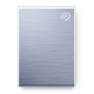 Seagate One Touch 1TB USB3.1 Type C Portable External Solid State Drive - Blue
