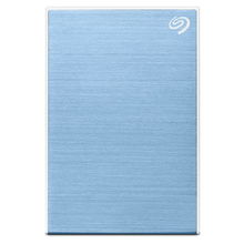 view Seagate One Touch 2TB USB3.0 Portable Hard Drive - Light Blue