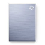 Seagate One Touch 2TB USB3.1 Type C Portable External Solid State Drive - Blue