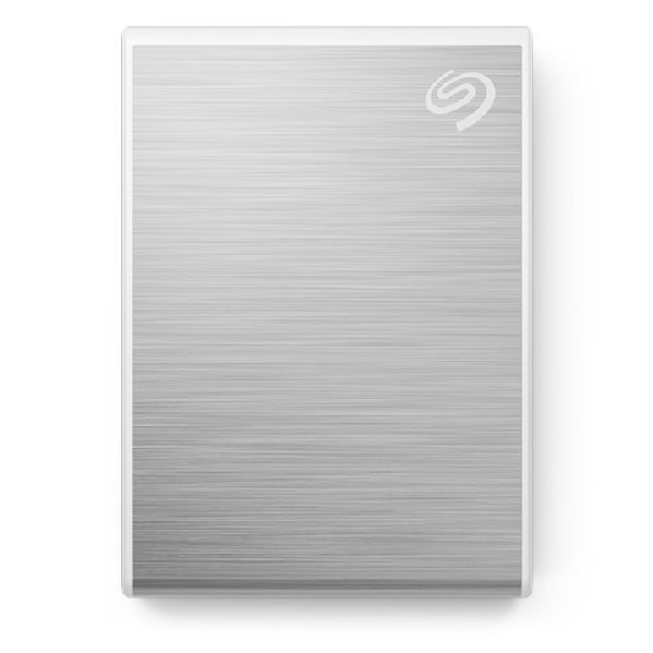 Seagate One Touch 2TB USB3.1 Type C Portable External Solid State Drive - Silver