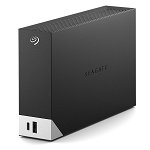 Seagate One Touch 8TB USB3.0 External Hard Drive with Hub - Black