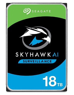 Seagate SkyHawk AI 18TB 7200rpm 256MB Cache 6Gb/s 3.5 Inch SATA3 Hard Drive