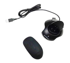 Seal Shield Silicone Optical Wireless Mouse - Black