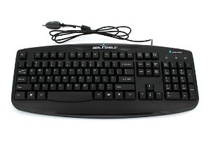 Seal Shield Storm 105K IP66 Waterproof USB Wired Keyboard - Black