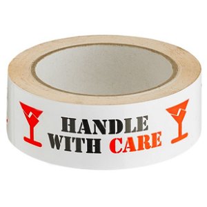 Sellotape 36mm x 66m Handle With Care Polypropylene Packaging Tape