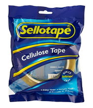 view Sellotape 1105 24mm x 66m Cellulose Tape - Clear
