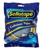 Sellotape 1105 24mm x 66m Cellulose Tape - Clear