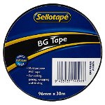 Sellotape 1410 96mm x 30m BG Tape - Black