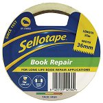 Sellotape 1450 36mm x 25m Book Repair Tape