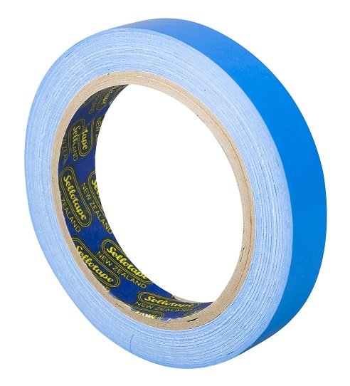 Sellotape 1522 12mm x 66m Vinyl Packaging Tape - Blue