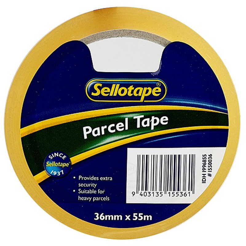 Sellotape 1550 36mm x 55m Polypropylene Packaging Tape - Clear