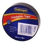 Sellotape 1720B 18mmx20m Insulation Tape - Black