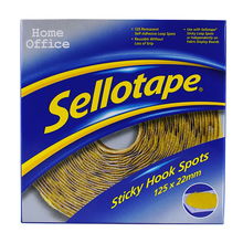 view Sellotape 22mm Sticky Hook Spots Permanent - 125 Pack