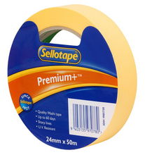 view Sellotape 24mm x 50m Premium+ Washi Masking Tape