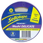 Sellotape 24mm x 50m Washi Premium+ Delicate Tape