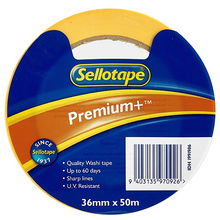 view Sellotape 36mm x 50m Premium+ Washi Masking Tape