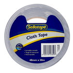 Sellotape 4705SLR 48mm x 30m Cloth Tape - Silver