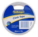 Sellotape 4706S 48mm x 10m Cloth Tape - Silver