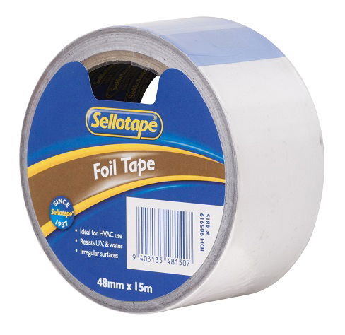 Sellotape 4815 48mm x 15m Foil Tape | Elive NZ