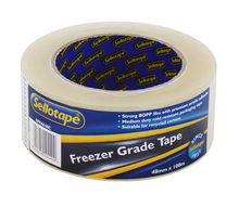 view Sellotape 48mm x 100m Freezer Packaging Tape - Clear
