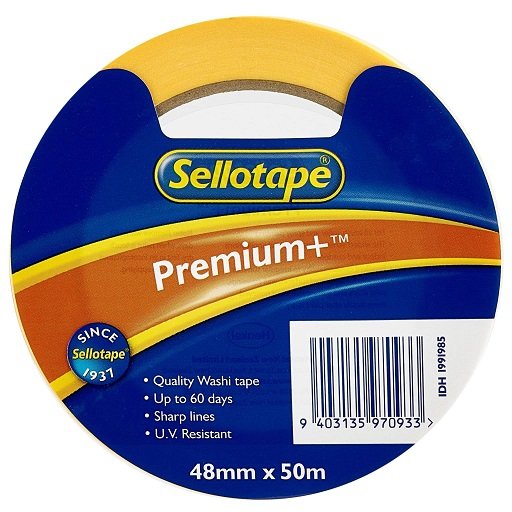 Sellotape 48mm x 50m Premium+ Washi Masking Tape