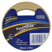 view Sellotape 5810 48mm x 50m General Purpose FastMask Tape