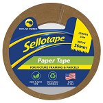 Sellotape 6270 36mm x 55m FlatBack Paper Tape - Tan