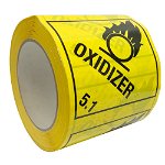 Sellotape 96mm x 96mm x 50m Oxidizer 5.1 Packaging Tape - Black/Yellow