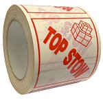 Sellotape 96mm x 96mm x 50m Top Stow Packaging Tape - Red/White