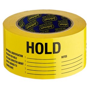 Sellotape 60mm x 150mm Hold Rippable Label Tape Black/Yellow - 330 Labels