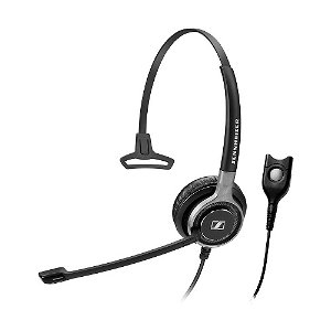 EPOS Sennheiser Century SC-630 Easy Disconnect Overhead Wired Mono Headset with Noise-Cancelling Mic Black - Connection to Deskphone Only