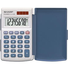 view Sharp EL-243SB 8 Digit Pocket Calculator with Cover