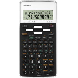 Sharp EL-531THBWH Scientific Calculator with Cover