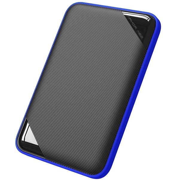 Silicon Power A62 Game Drive 4TB USB 3.2 External Portable Hard Drive - Black/Blue