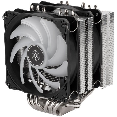 SilverStone Hydrogon HYD120W-ARGB-V2 120mm CPU Cooler - Black