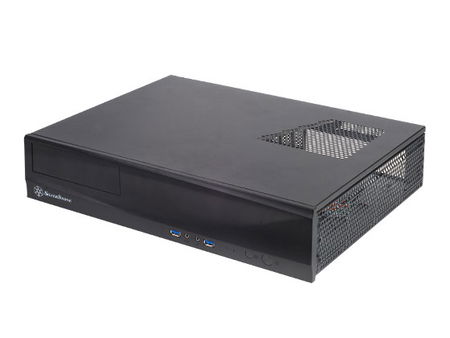 SilverStone Milo ML03B MATX HTPC Desktop Case Black - NO PSU