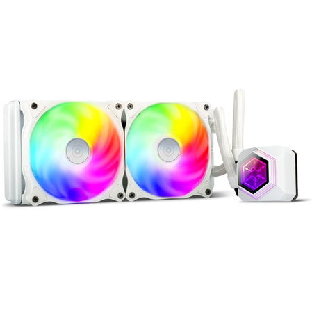 SilverStone PF240W-ARGB-V2 PermaFrost Liquid Cooler - Dual Fan
