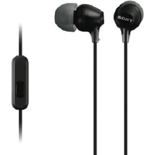 Sony MDR-EX15APB In Ear Headphone with Smart Phone Control - Black