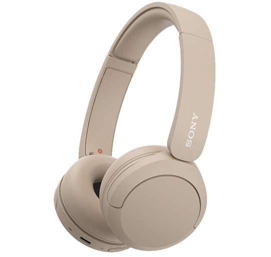 Sony WHCH520C Bluetooth Overhead Wireless Stereo Headphones - Beige