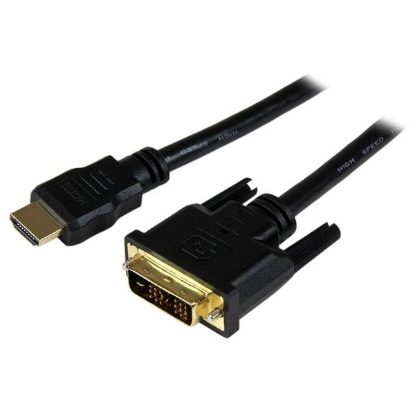StarTech 1.5m HDMI Male to DVI-D Male Cable