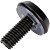 StarTech 10-32 Black Cage Nuts and Screws with Washers - 50 Pack