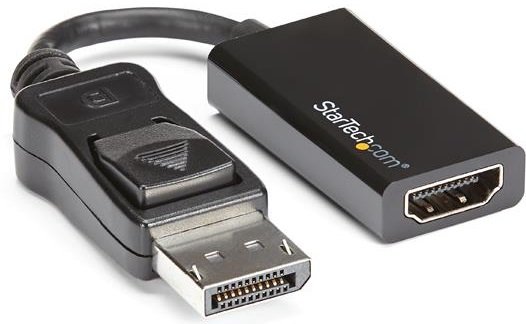 StarTech 4K DisplayPort Male to HDMI Female Active Adapter - Black