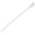 StarTech 10cm White Cable Ties with Mounting Hole - 100 Pack