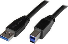 view StarTech 10m USB 3.0 Type-A Male to Type-B Male Cable - Black