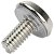 StarTech 12-24 Silver Mounting Screws - 50 Pack