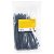 StarTech 15cm Cable Zip Ties UL Listed Black - 100 Pack