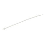 StarTech 15cm Cable Zip Ties UL Listed White - 100 Pack