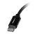 StarTech 15cm USB 2.0 to Lightning Braided Charge & Sync Cable - Black