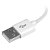 StarTech 15cm USB 2.0 to Lightning Braided Charge & Sync Cable - White